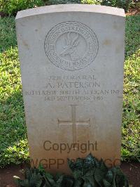 Dar Es Salaam War Cemetery - Paterson, A